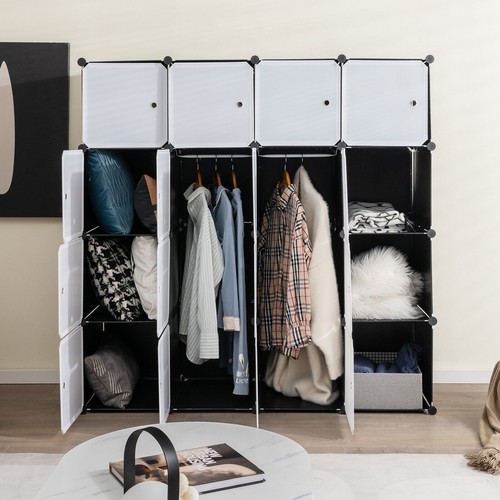 Portable wardrobe closet with - portable,