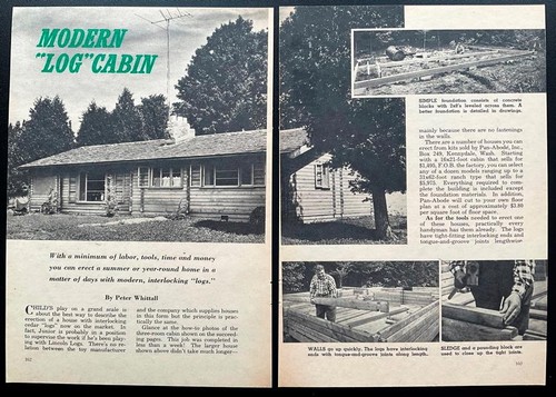 Log cabin home - camp, 20’