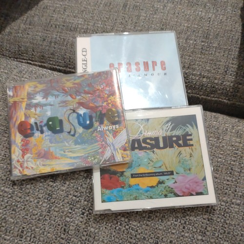 Erasure singles job lot - cd,