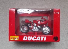 MAISTO  "DUCATI MH 900E" MOTORBIKE 1:18 in original box used