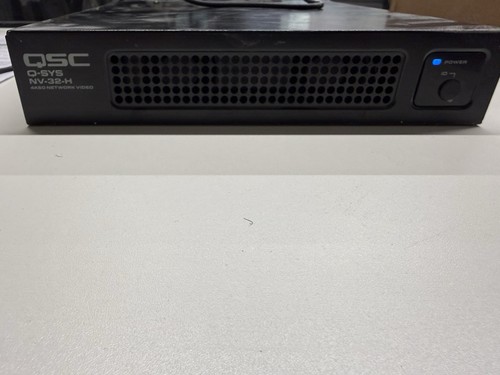 Qsc sys h - 4k60, network