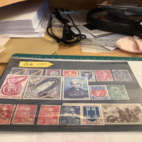 French postage stamps used - 18,