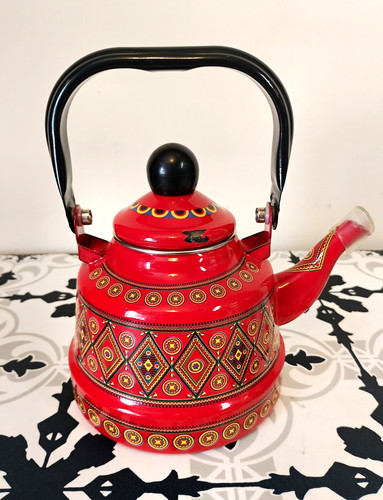 Longfei trade red enamel - red,