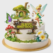 Tinkerbell cake topper - tinkerbell,