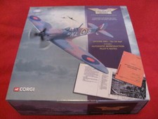 Corgi Aviation Archive Spitfire MKI - No 54 Squadron & Pilots Notes Book AA49005