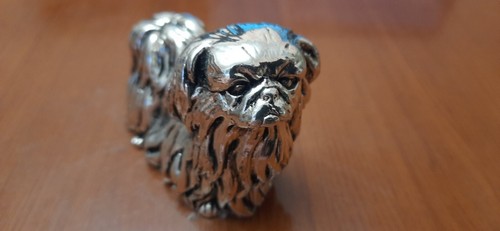 Vintage figurine pekingese dog - pekingese,