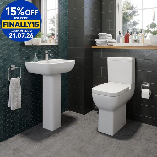 Bathroom cloakroom suite - bathroom,