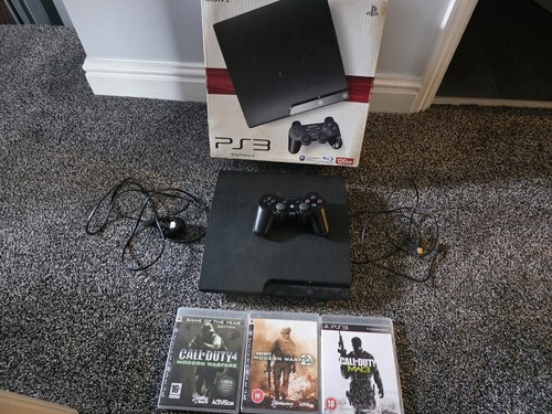 Sony ps3 slim console - slim,