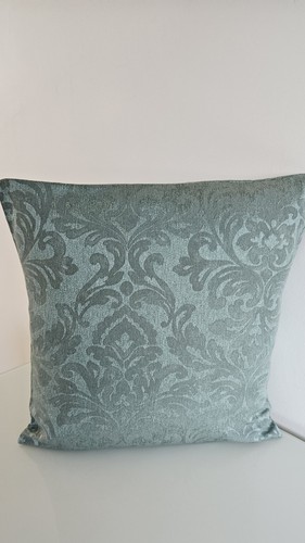 Handmade damask design teal - damask,