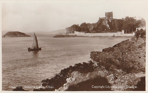 Scotland dunollie castle - scotland.,