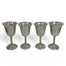 4x EPNS Ware Etched Plate