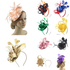 Women Flower Hair Clip Headband Mini Top Hat Wedding Fascinator Royal Ascot Race