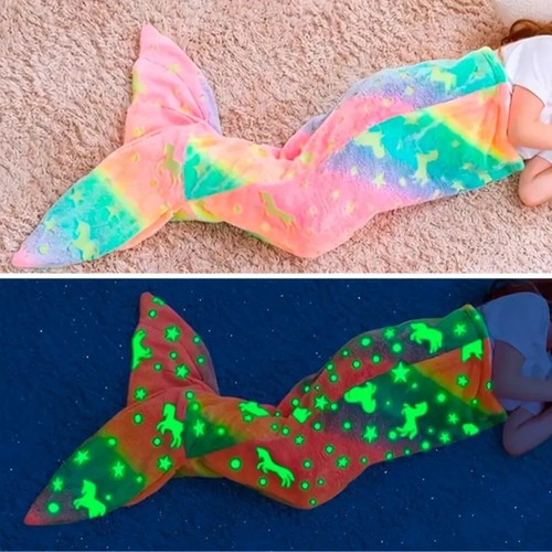 Mermaid tail blanket - mermaid,