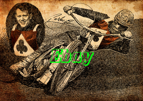 Speedway peter craven retro - speedway,