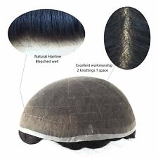 Natural Mens Wig Toupee All