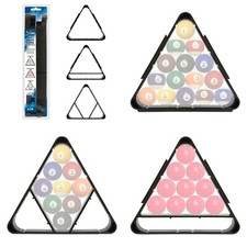 Multi-Game Pool Snooker Billiards 9 Ball Table Triangle 2" inch Adjustable