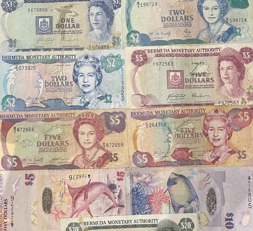 Bermudian dollar banknotes - bermudian,