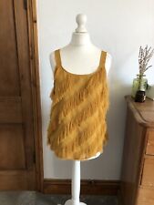 Next mustard strappy top size
