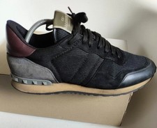Valentino Garavani Trainers Mens Size UK 8 Rockrunner stud  Leather Suede
