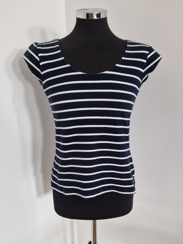 Saint james navy white stripe - white,
