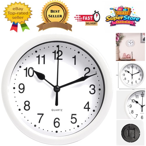 Quiet indoor wall clock 14cm - indoor,