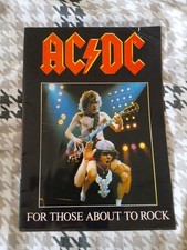 AC/DC for Those About to Rock 1982 Tour Programme, 28 Pages, Large Format