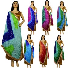 Bandhani Bandhej Dupatta Art