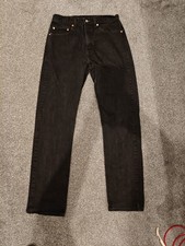 Levi's Mens 505 Black Jeans