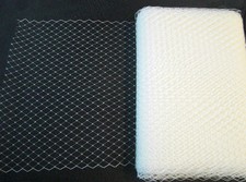 Ivory White Black Grey Red 9" Wedding Birdcage Veiling Millinery Hat Veil Net