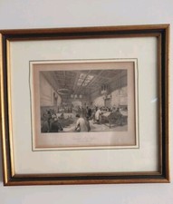 Framed print general view of - ,