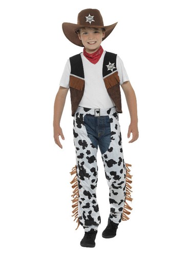 Texan cowboy costume brown - texan, costume,