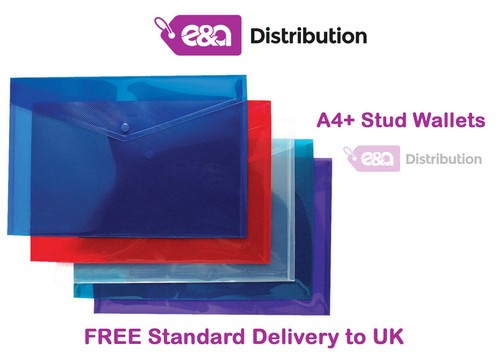 Plastic document wallets - plastic,