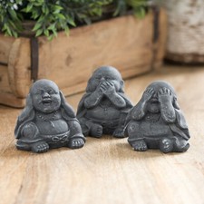 Set of 3 Small Wise Buddha