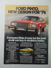 1979 FORD PINTO Magazine Ad -
