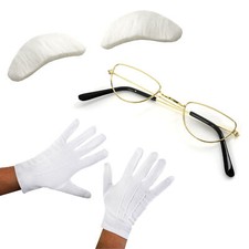 SANTA  GLASSES GLOVES AND
