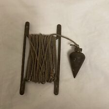 Antique Steel And Brass Plumb