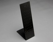 3 x BLACK ACRYLIC STUD EARRING