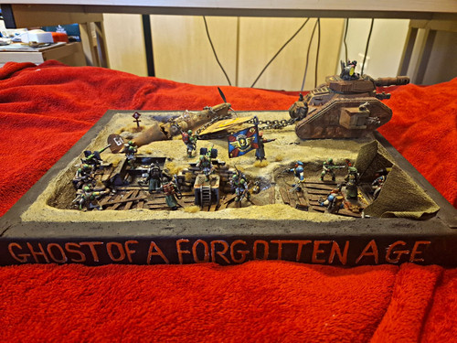 Warhammer 40k diorama with - warhammer,