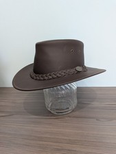 Hawkins Headwear Brown Leather