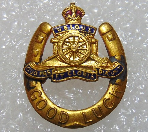 Royal artillery gold - gold, plated
