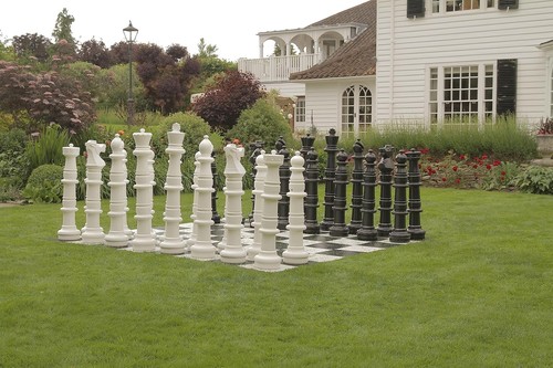 Giant 120cm outdoor chess - chess, set