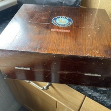 Lion Menucator Model no.2 Duplicator Screen Printer in Wooden Case Vintage