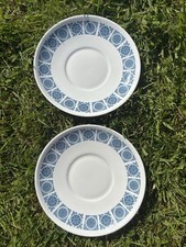 Vintage 1960s Royal Tuscan Charade Wedgwood Fine Bone China Saucers X 2 Spares 