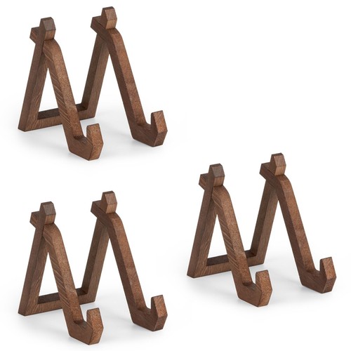 Wooden plate holder - wooden,