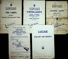 Lucas lamps instructions - lamps,