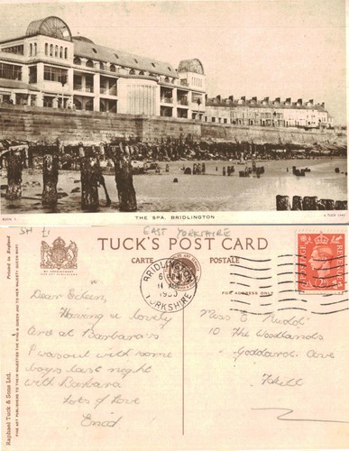 Vintage postcard the - the, spa
