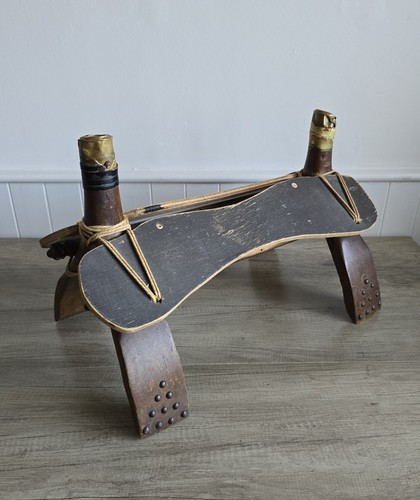 Antique egyptian camel saddle - antique,