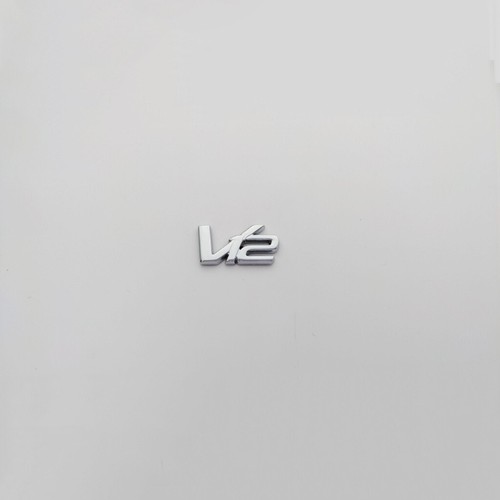 Aston martin v12 metal badge - aston,