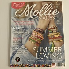 Mollie Makes Issue 16 Friendship Bracelet Needle felt Bear Crochet Lampshade Mag