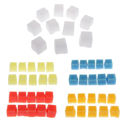 10x cube shape paraffin - shape, wax